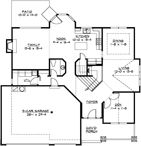 Main Floor Plan: 88-309
