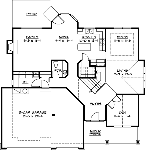 Main Floor Plan: 88-310