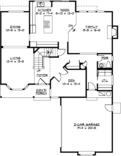 Main Floor Plan: 88-312