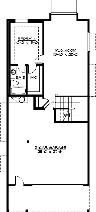 Lower Floor Plan: 88-314