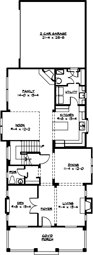 Main Floor Plan: 88-315