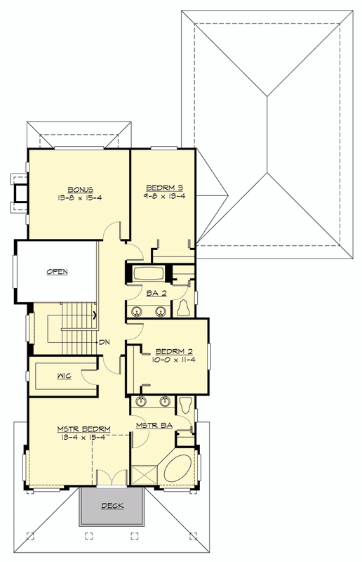 Upper/Second Floor Plan: 88-317