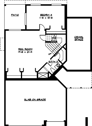 Lower Floor Plan: 88-320