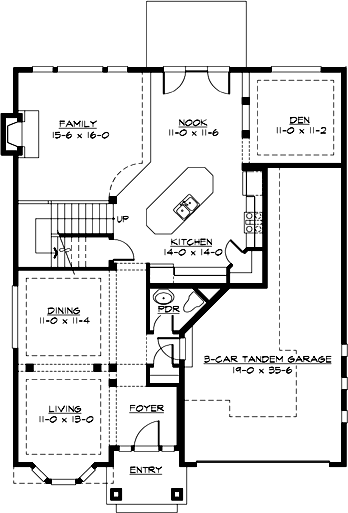 Main Floor Plan: 88-321