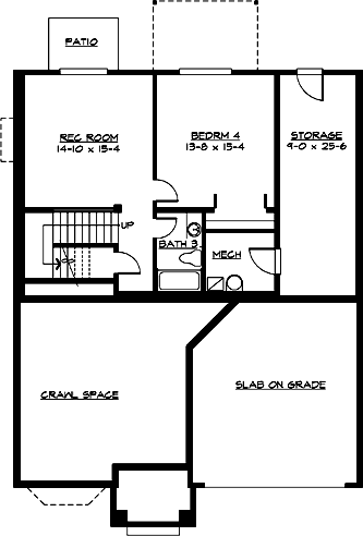 Lower Floor Plan: 88-322