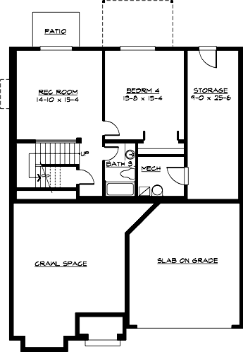 Lower Floor Plan: 88-324