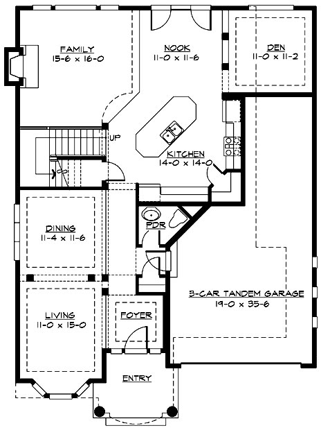 Main Floor Plan: 88-325