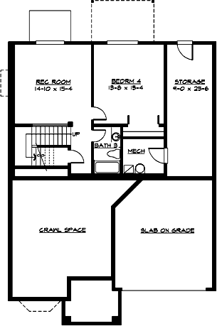 Lower Floor Plan: 88-326