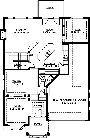 Main Floor Plan: 88-326