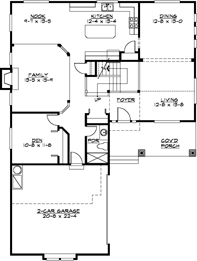 Main Floor Plan: 88-327
