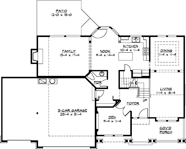 Main Floor Plan: 88-329