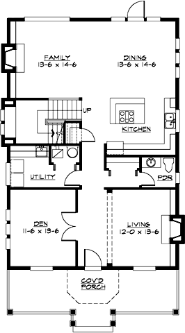 Main Floor Plan: 88-335