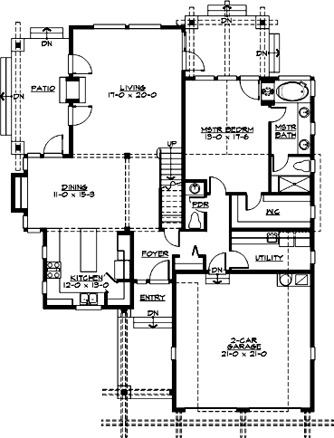 Main Floor Plan: 88-336