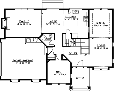 Main Floor Plan: 88-346