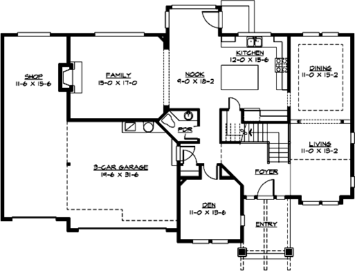 Main Floor Plan: 88-347
