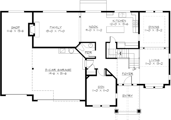 Main Floor Plan: 88-348