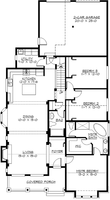 Main Floor Plan: 88-353