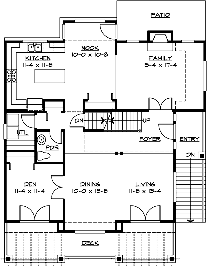 Main Floor Plan: 88-355