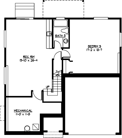 Lower Floor Plan: 88-358