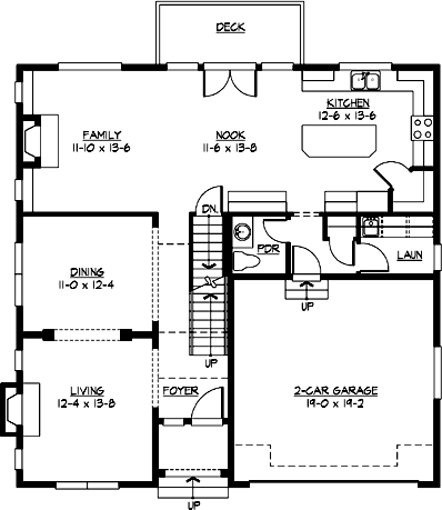 Main Floor Plan: 88-358
