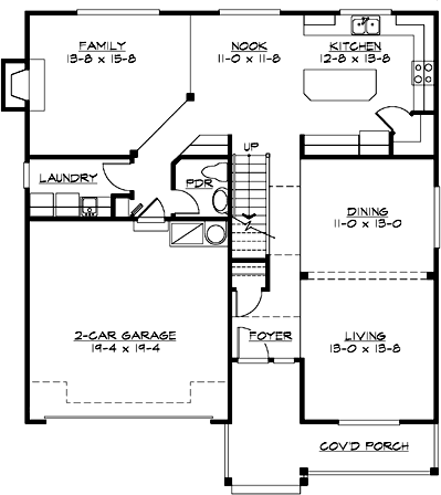 Main Floor Plan: 88-360