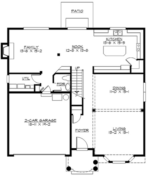 Main Floor Plan: 88-362
