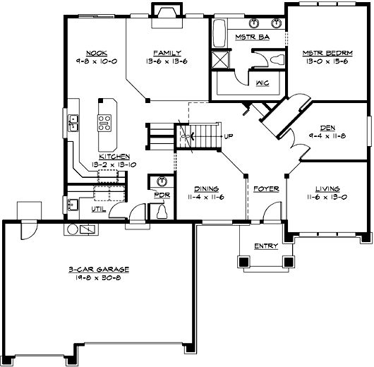 Main Floor Plan: 88-368