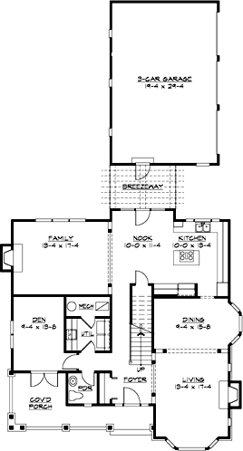 Main Floor Plan: 88-371