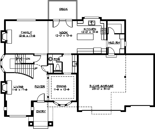 Main Floor Plan: 88-374