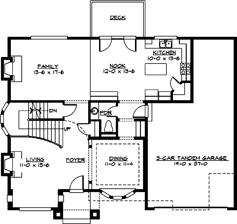Main Floor Plan: 88-376