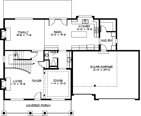 Main Floor Plan: 88-380