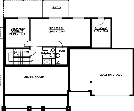 Lower Floor Plan: 88-381
