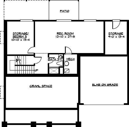 Lower Floor Plan: 88-383
