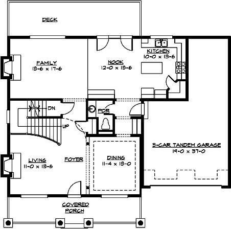 Main Floor Plan: 88-383