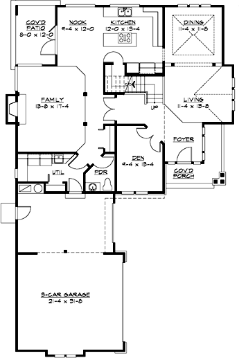 Main Floor Plan: 88-384