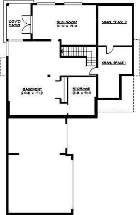 Lower Floor Plan: 88-385