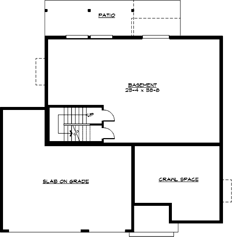 Lower Floor Plan: 88-387