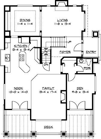 Main Floor Plan: 88-396