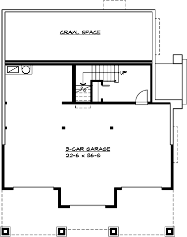 Lower Floor Plan: 88-397