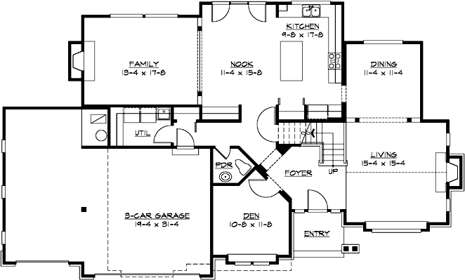Main Floor Plan: 88-400
