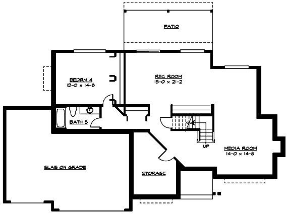 Lower Floor Plan: 88-401