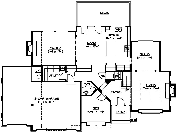 Main Floor Plan: 88-401