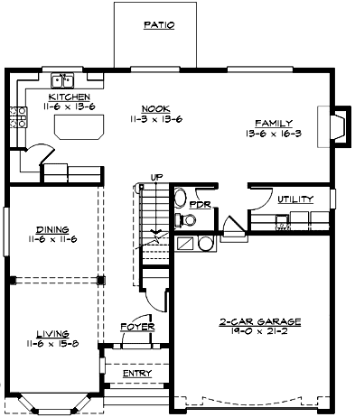 Main Floor Plan: 88-403