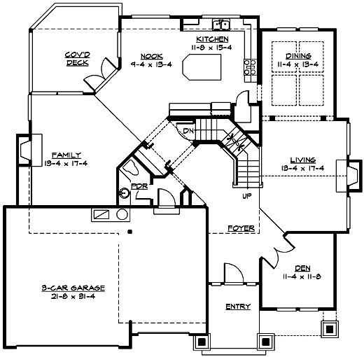 Main Floor Plan: 88-405