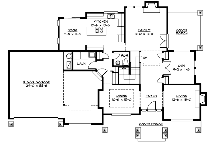 Main Floor Plan: 88-407
