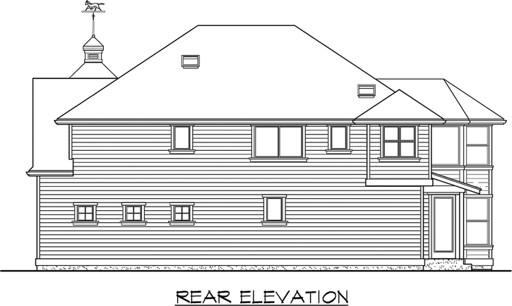 Rear Elevations Plan:88-409