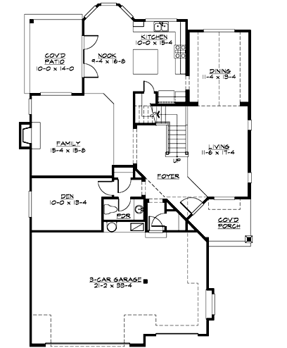 Main Floor Plan: 88-411