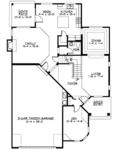 Main Floor Plan: 88-413