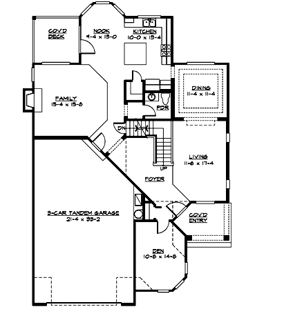 Main Floor Plan: 88-414