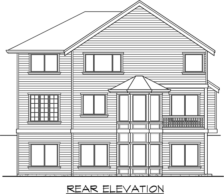 Rear Elevations Plan:88-414